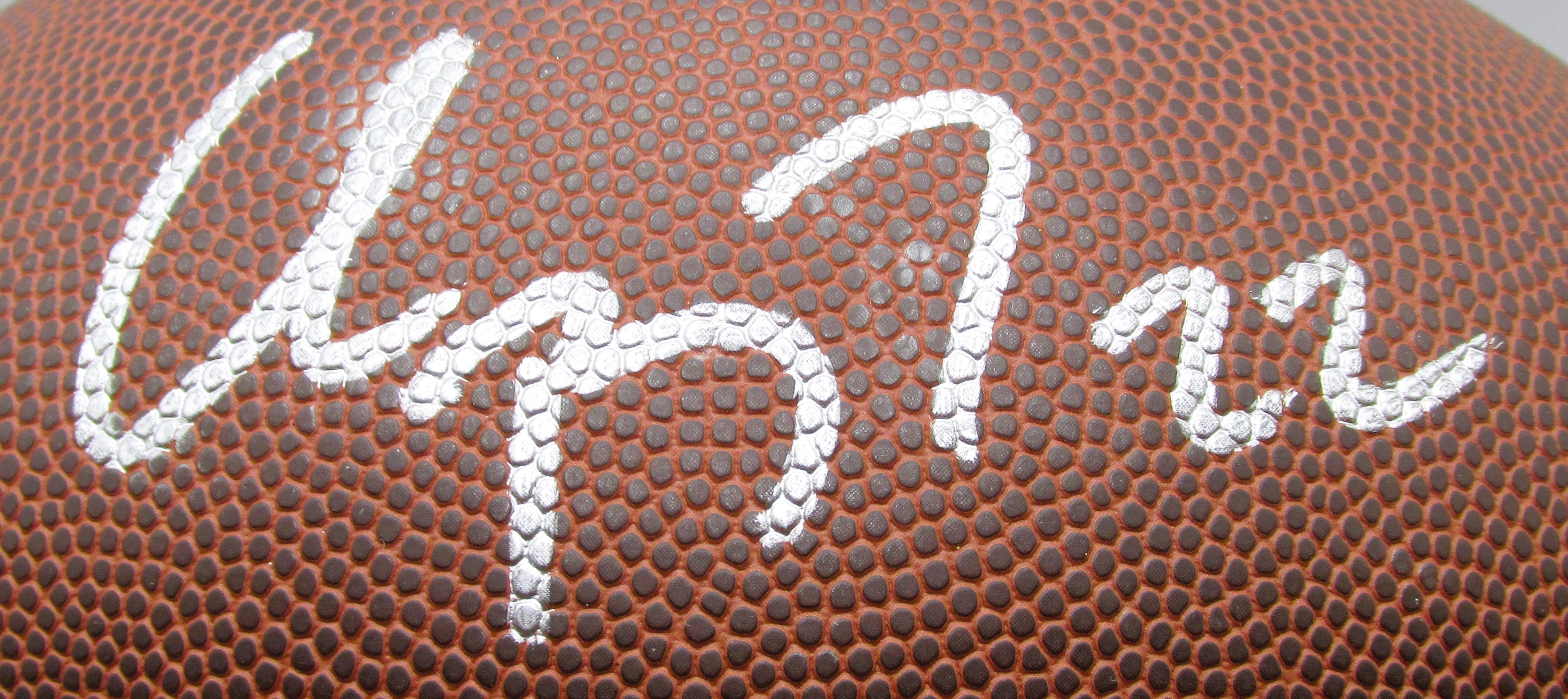Christian McCaffrey Signed Football With COA (3200806) (49ers, Panthers)