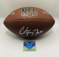 Christian McCaffrey Signed Football With COA (3201025) (49ers)