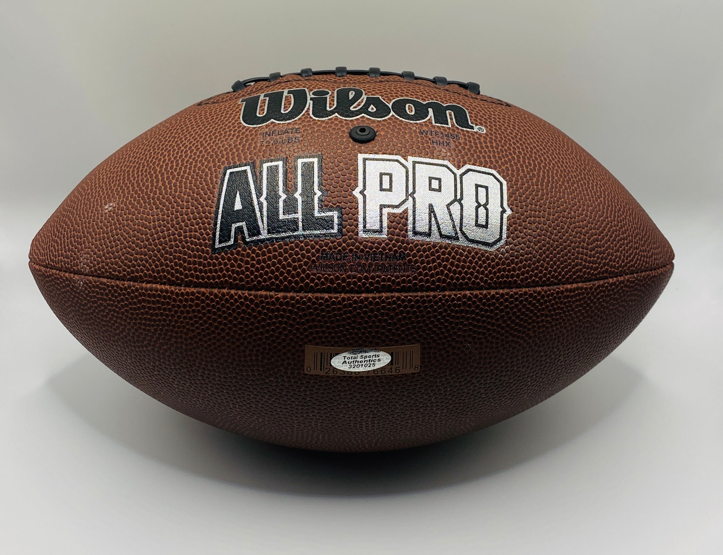 Christian McCaffrey Signed Football With COA (3201025) (49ers)