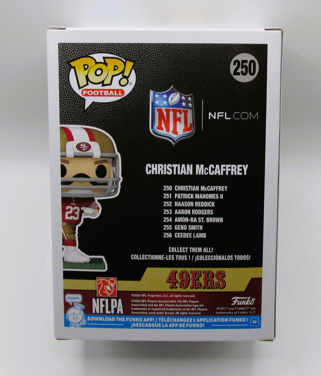 Christian McCaffrey Signed Funko In Case With COA (2371517) (49ers)