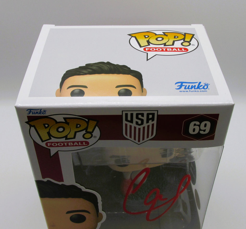 Christian Pulisic Signed Funko In Case With COA (A53838) (USA)