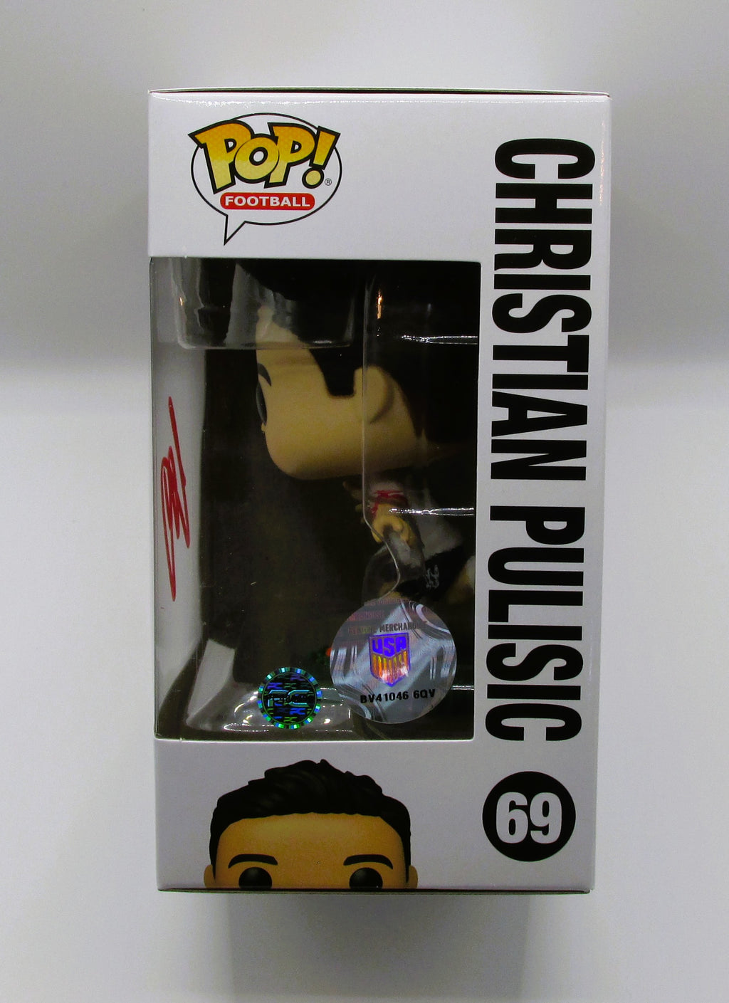 Christian Pulisic Signed Funko In Case With COA (PC483396) (Team USA)