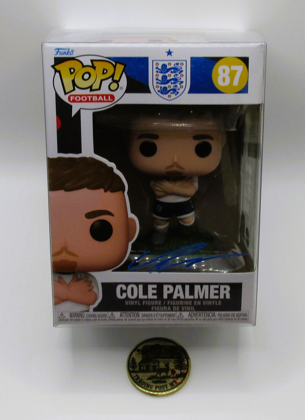 Cole Palmer Signed Funko In Case With COA (PC488312) (England)