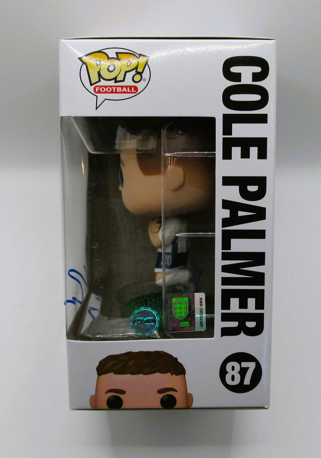 Cole Palmer Signed Funko In Case With COA (England) - See Description re: COA