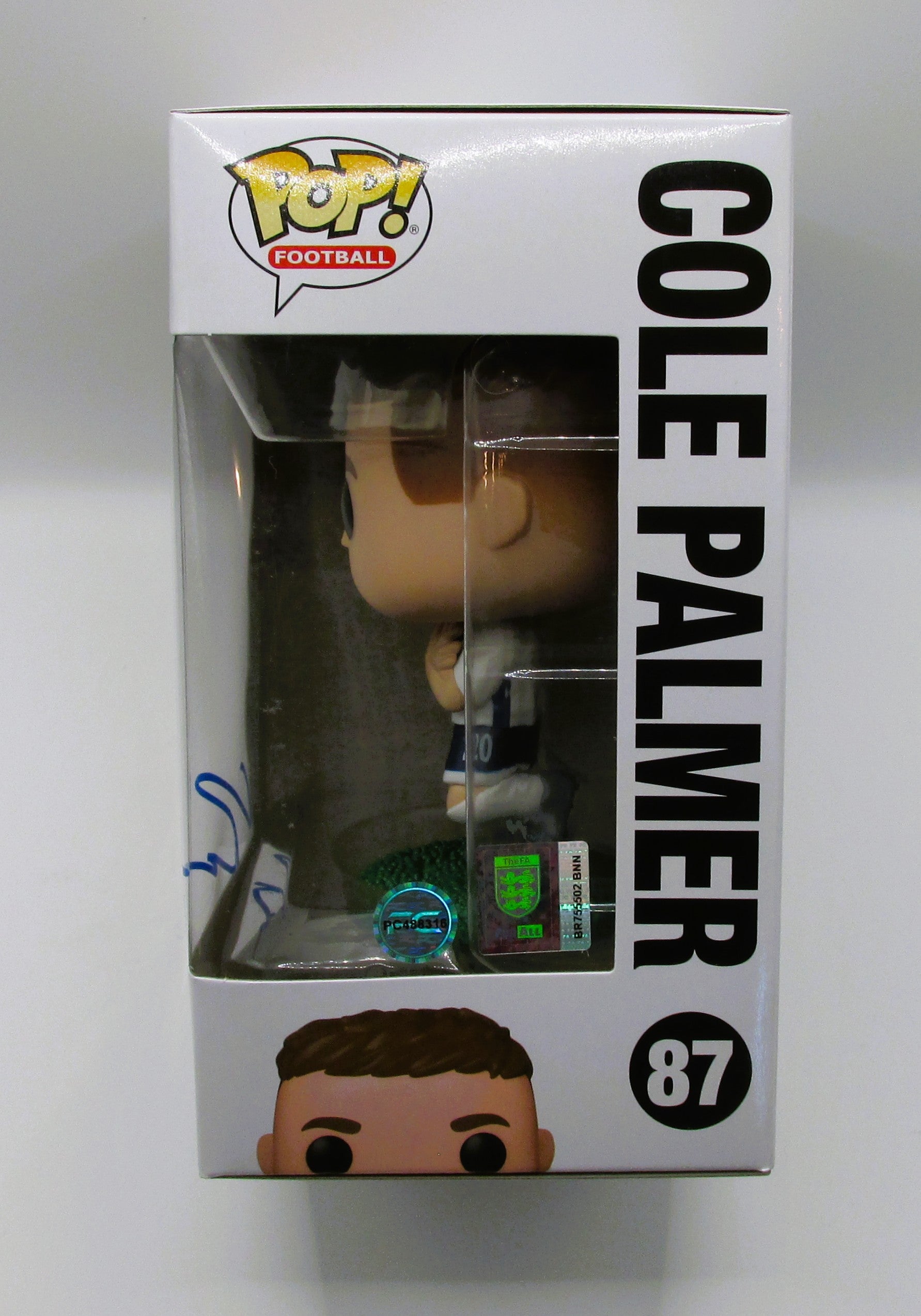 Cole Palmer Signed Funko In Case With COA (England) - See Description re: COA