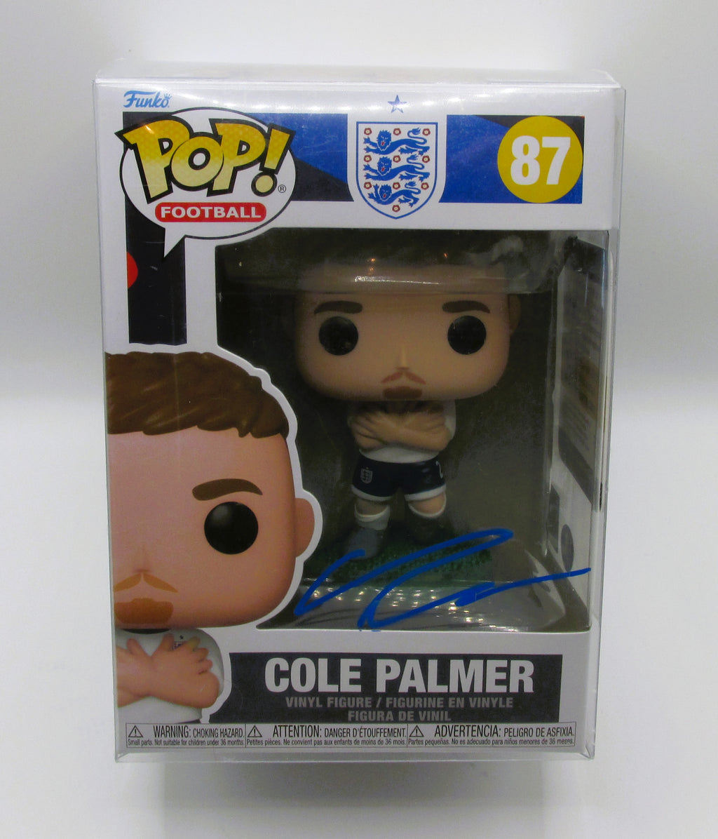 Cole Palmer Signed Funko In Case With COA (England) - See Description re: COA