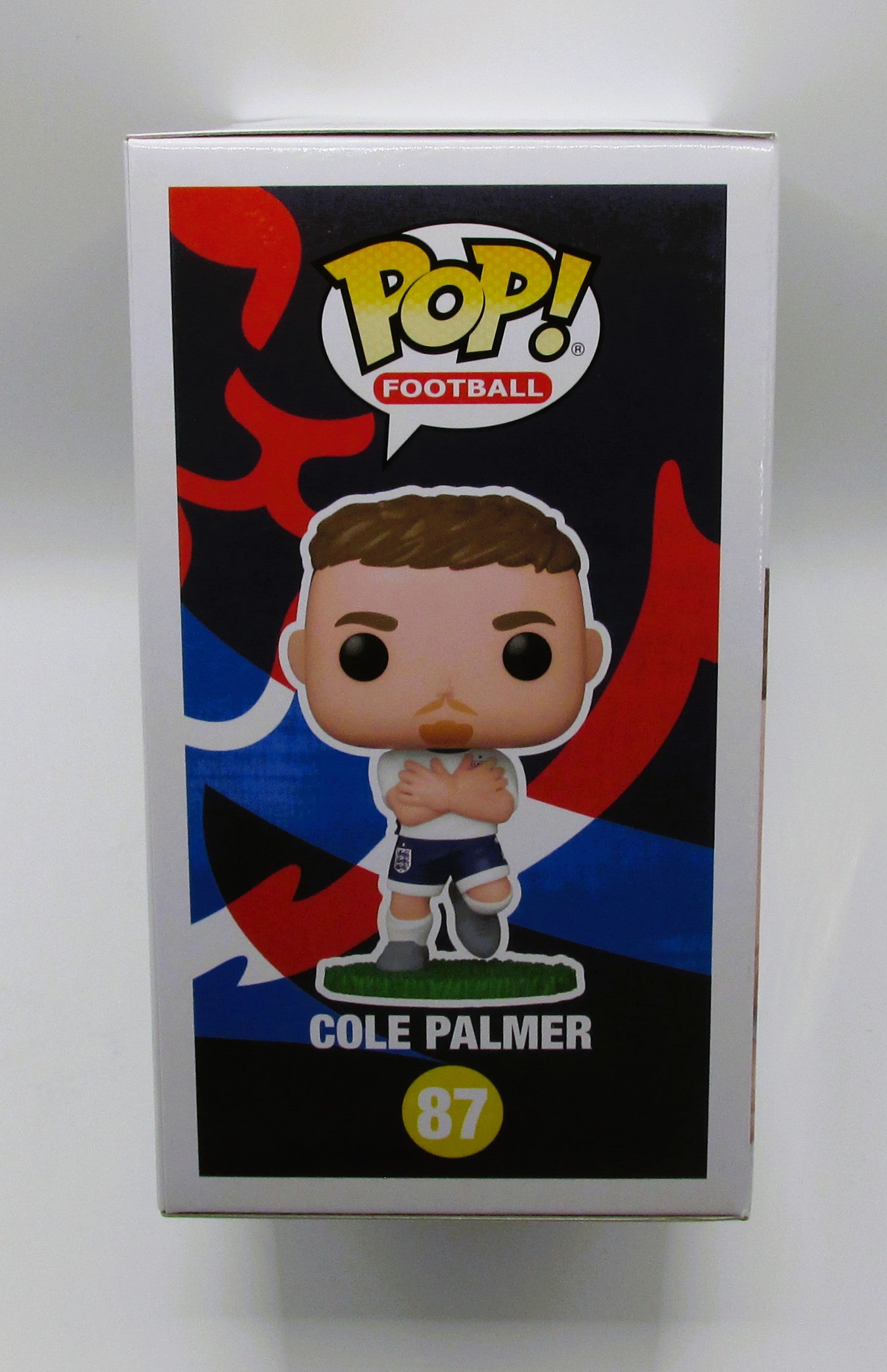Cole Palmer Signed Funko In Case With COA (England) - See Description re: COA