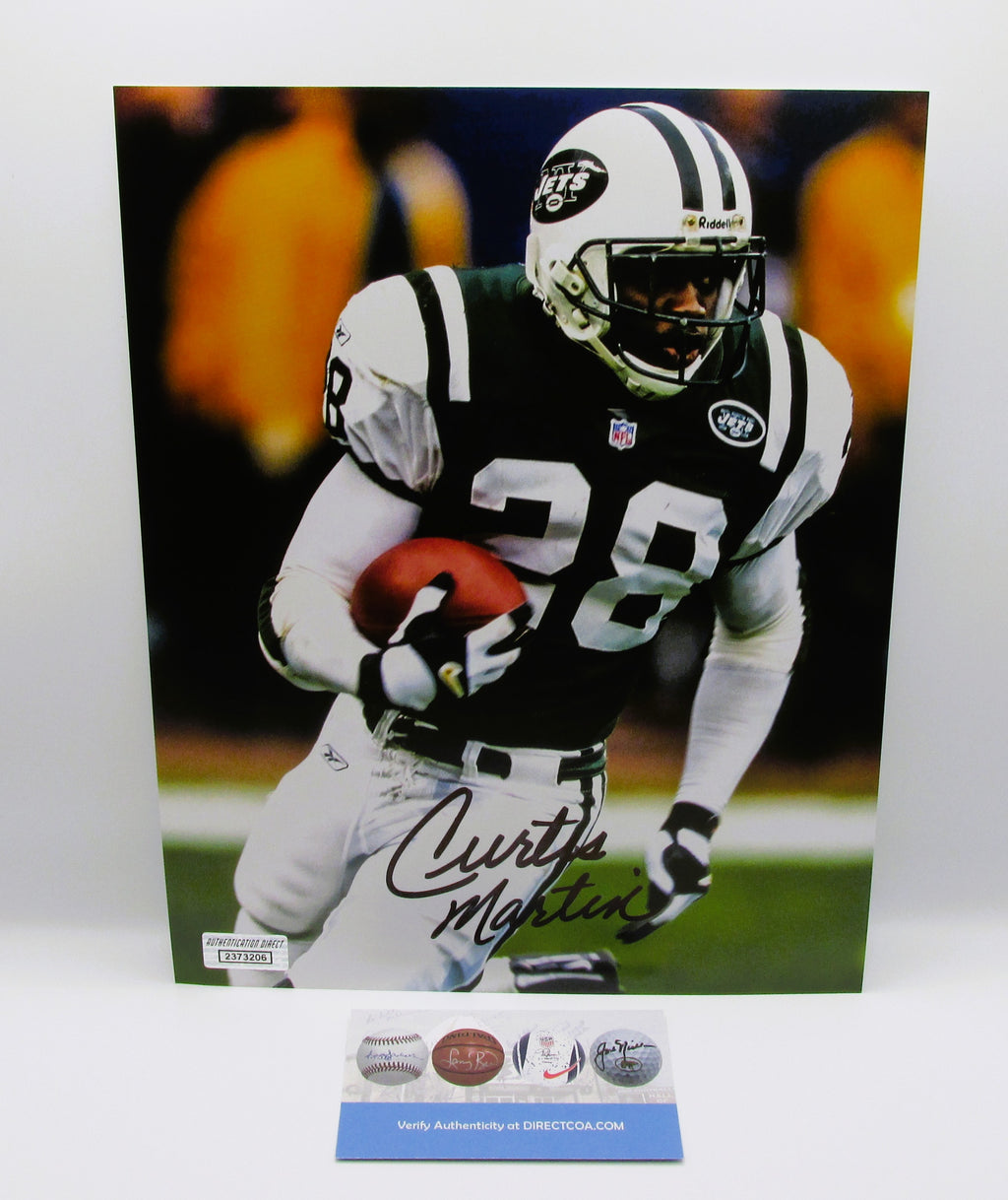 Curtis Martin Signed 8x10 Photo With COA (2373206) (Jets)