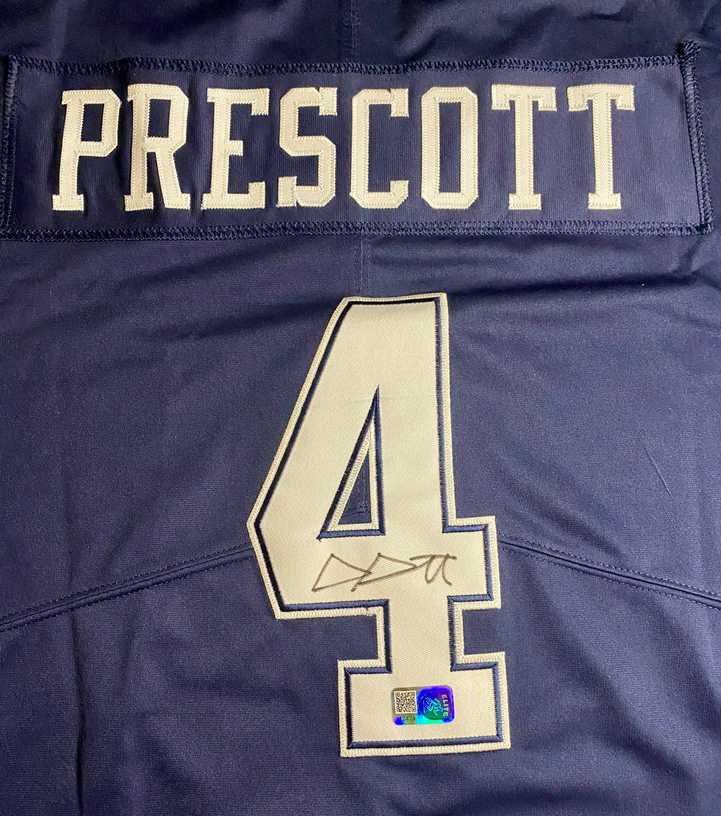 Dak Prescott Signed Jersey With COA (12475) (Cowboys)