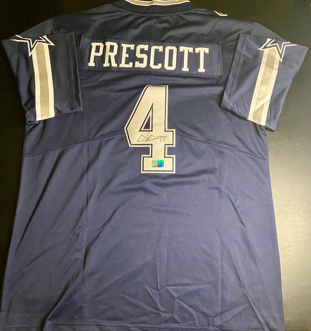 Dak Prescott Signed Jersey With COA (12475) (Cowboys)