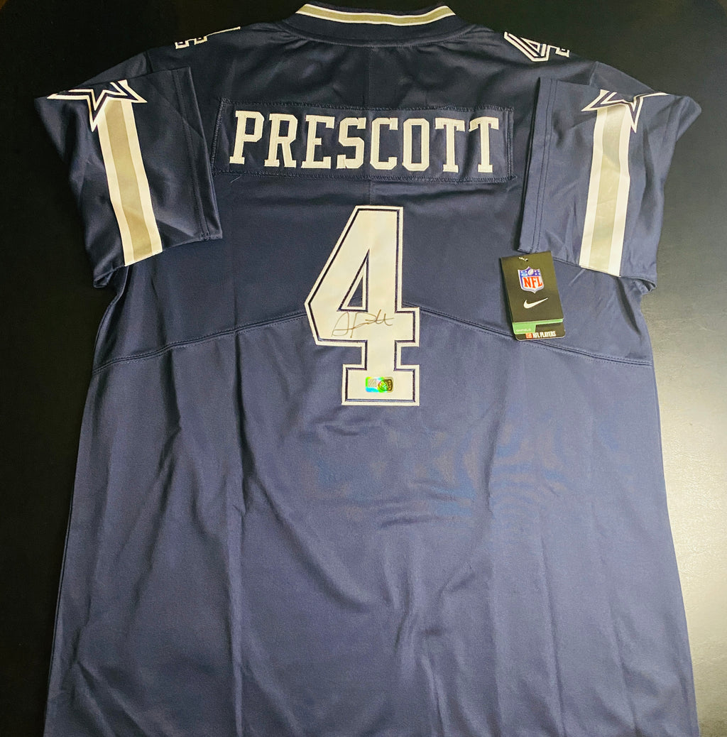 Dak Prescott Signed Jersey With COA (12477) (Cowboys)