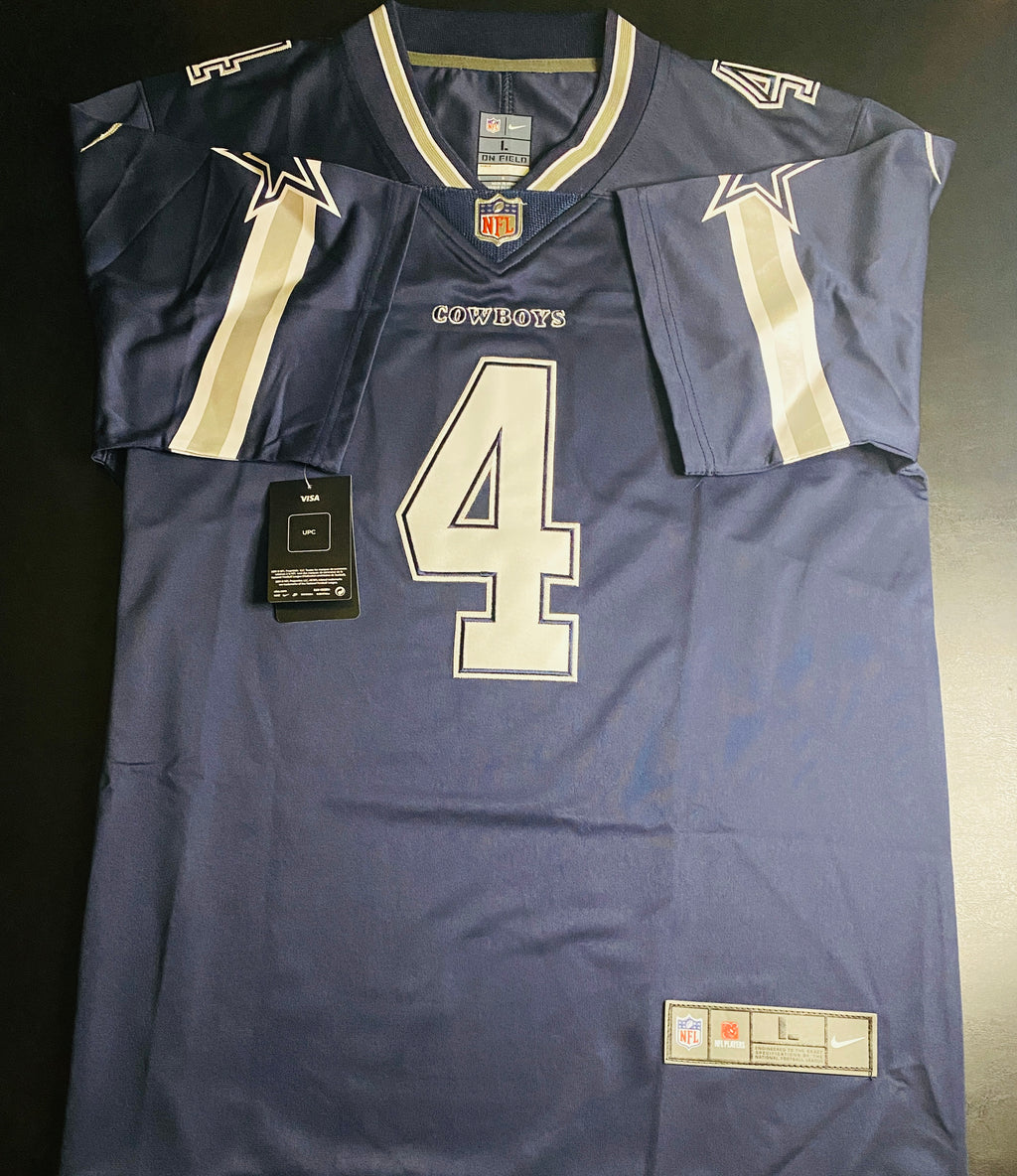 Dak Prescott Signed Jersey With COA (12477) (Cowboys)