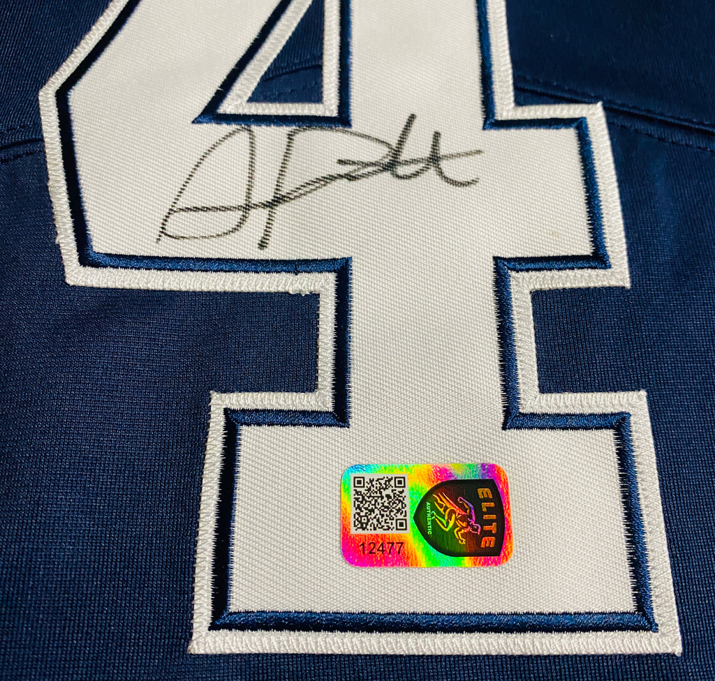 Dak Prescott Signed Jersey With COA (12477) (Cowboys)