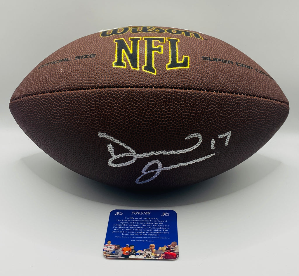 Daniel Jones Signed Football With COA (461423) (Colts)