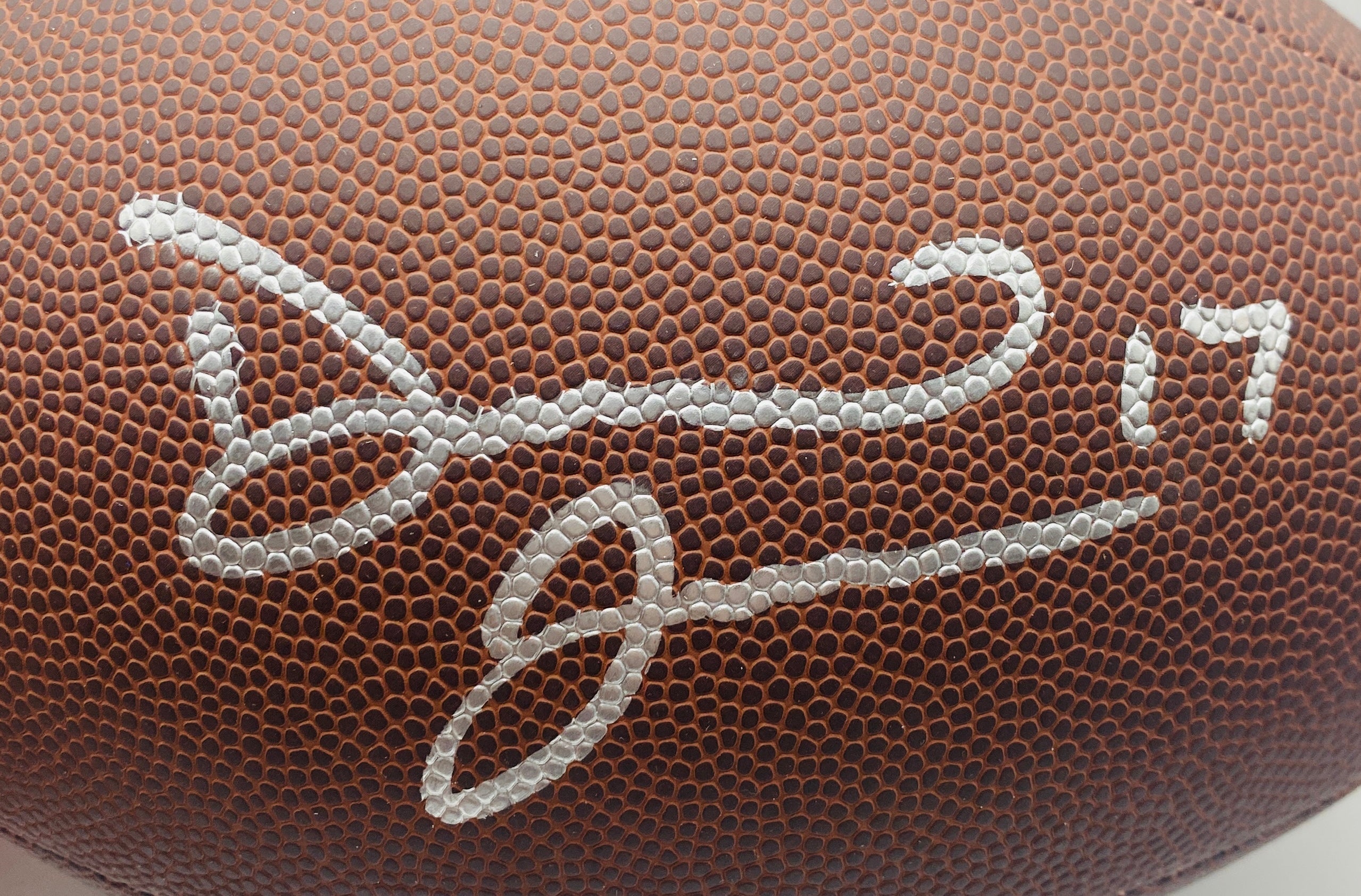 Daniel Jones Signed Football With COA (461423) (Colts)