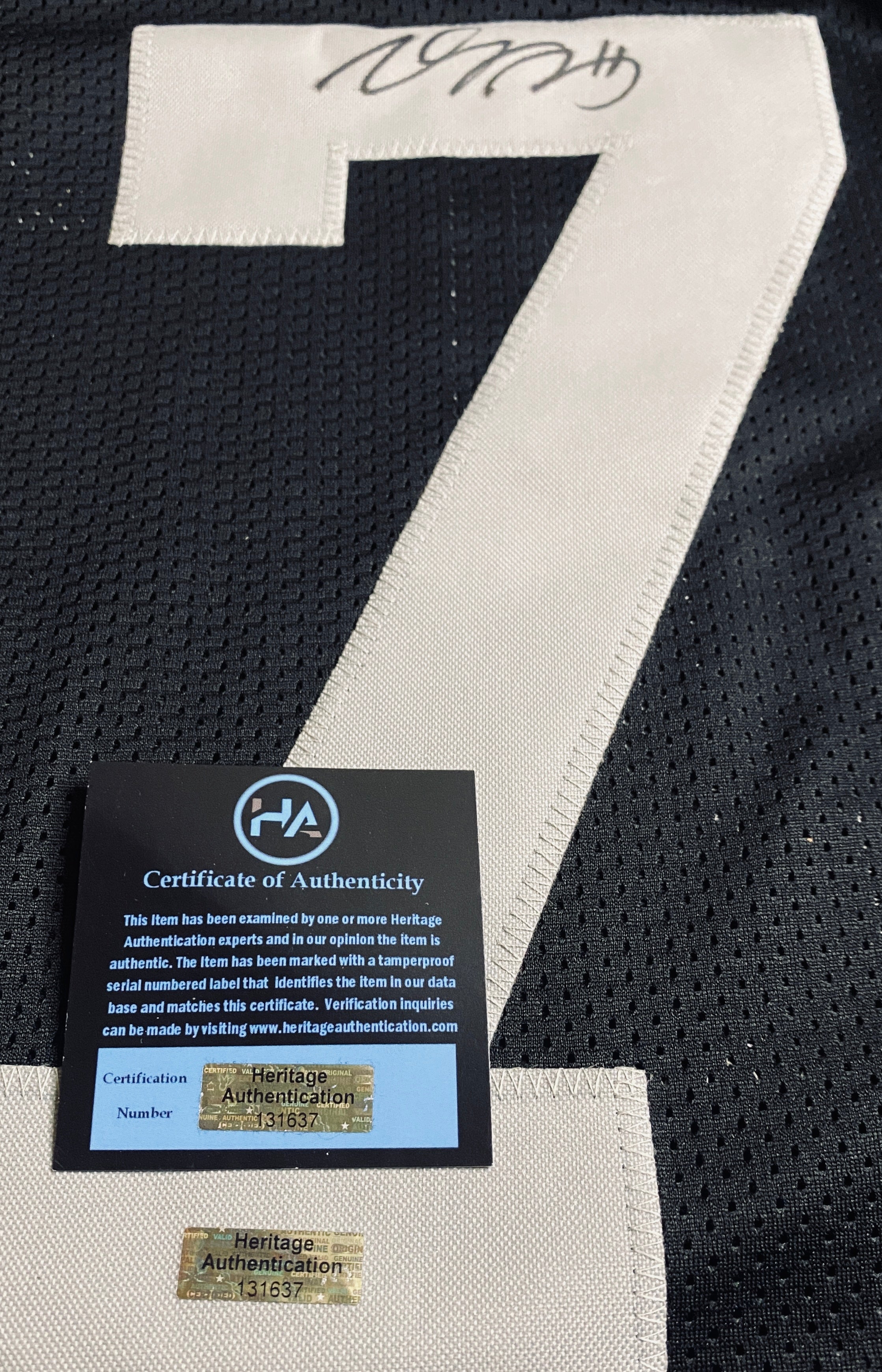 Davante Adams Signed Jersey With COA (131637) (Raiders)