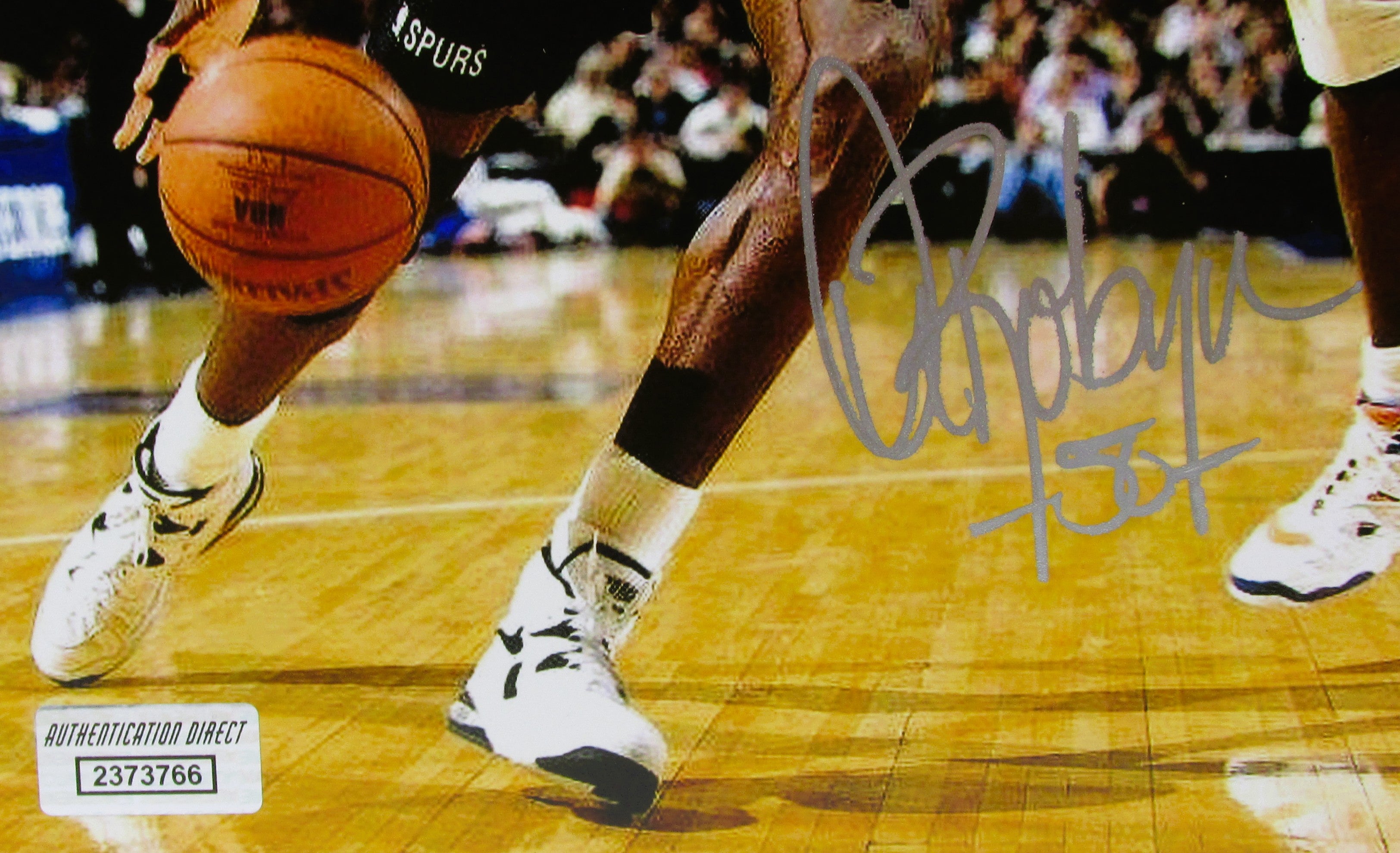 David Robinson Signed 8x10 Photo With COA (2373766) (Spurs)