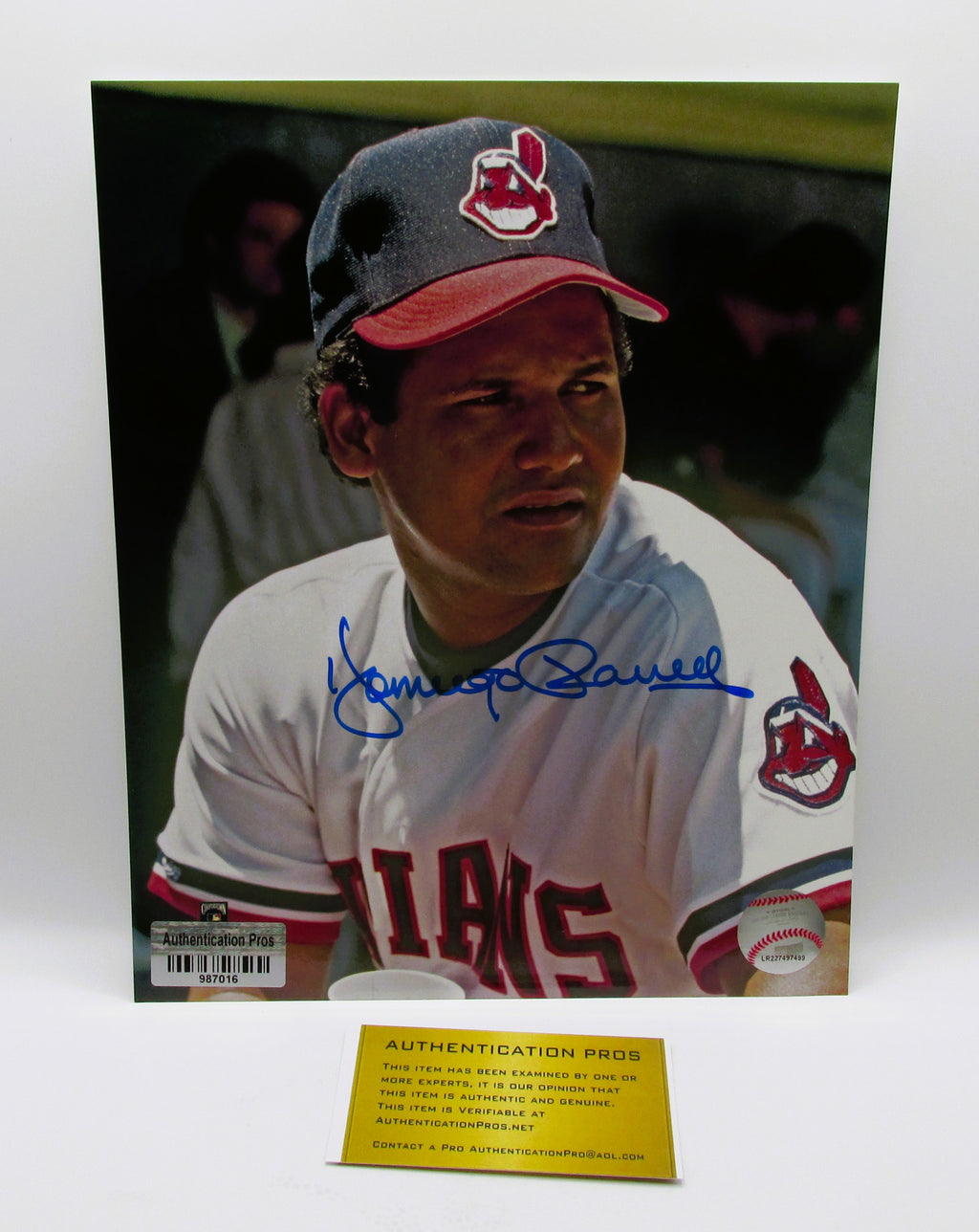 Domingo Ramos Signed 8x10 Photo With COA (987016) (Indians)