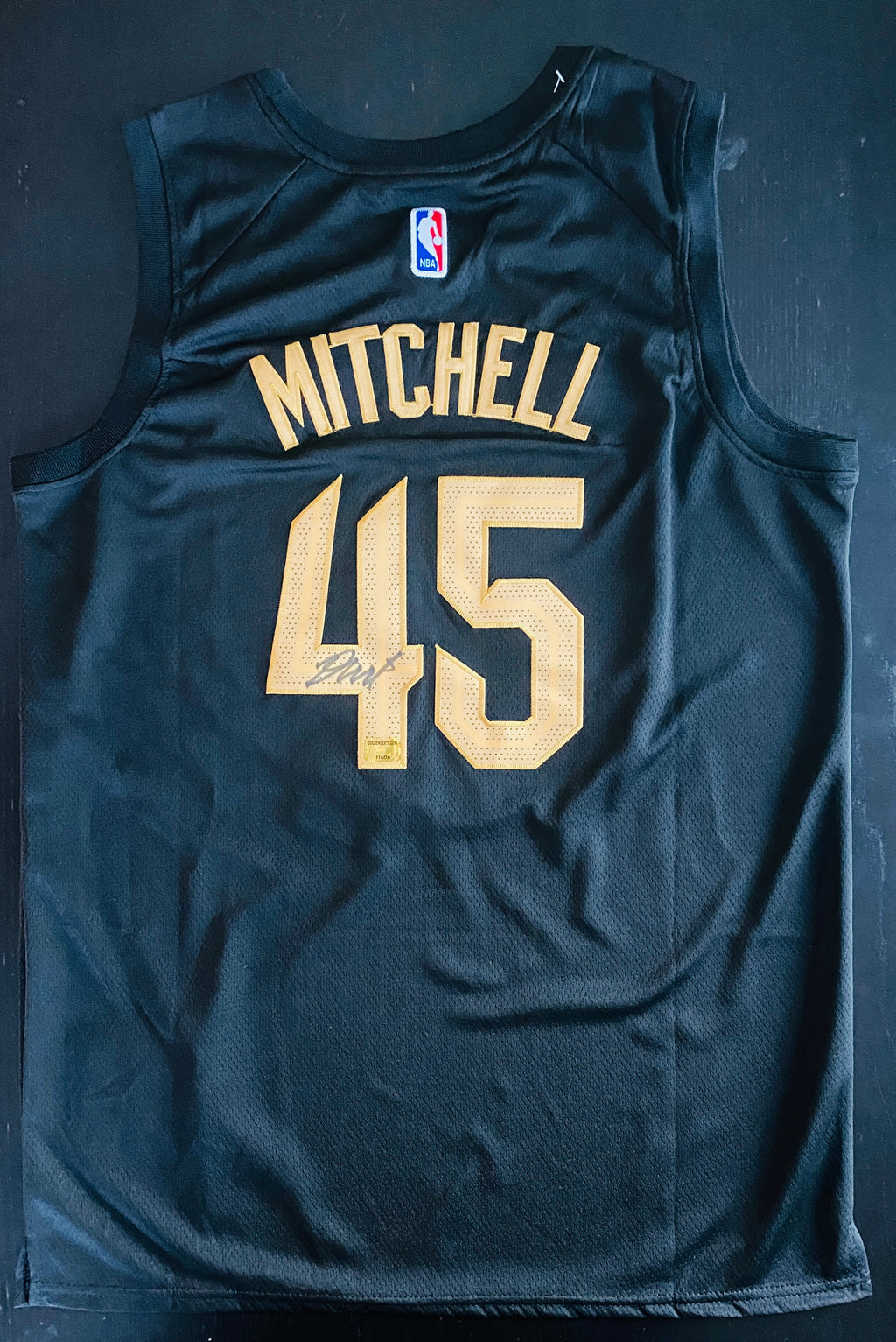 Donovan Mitchell Signed Authentic City Edition NBA Jersey With COA (11606)