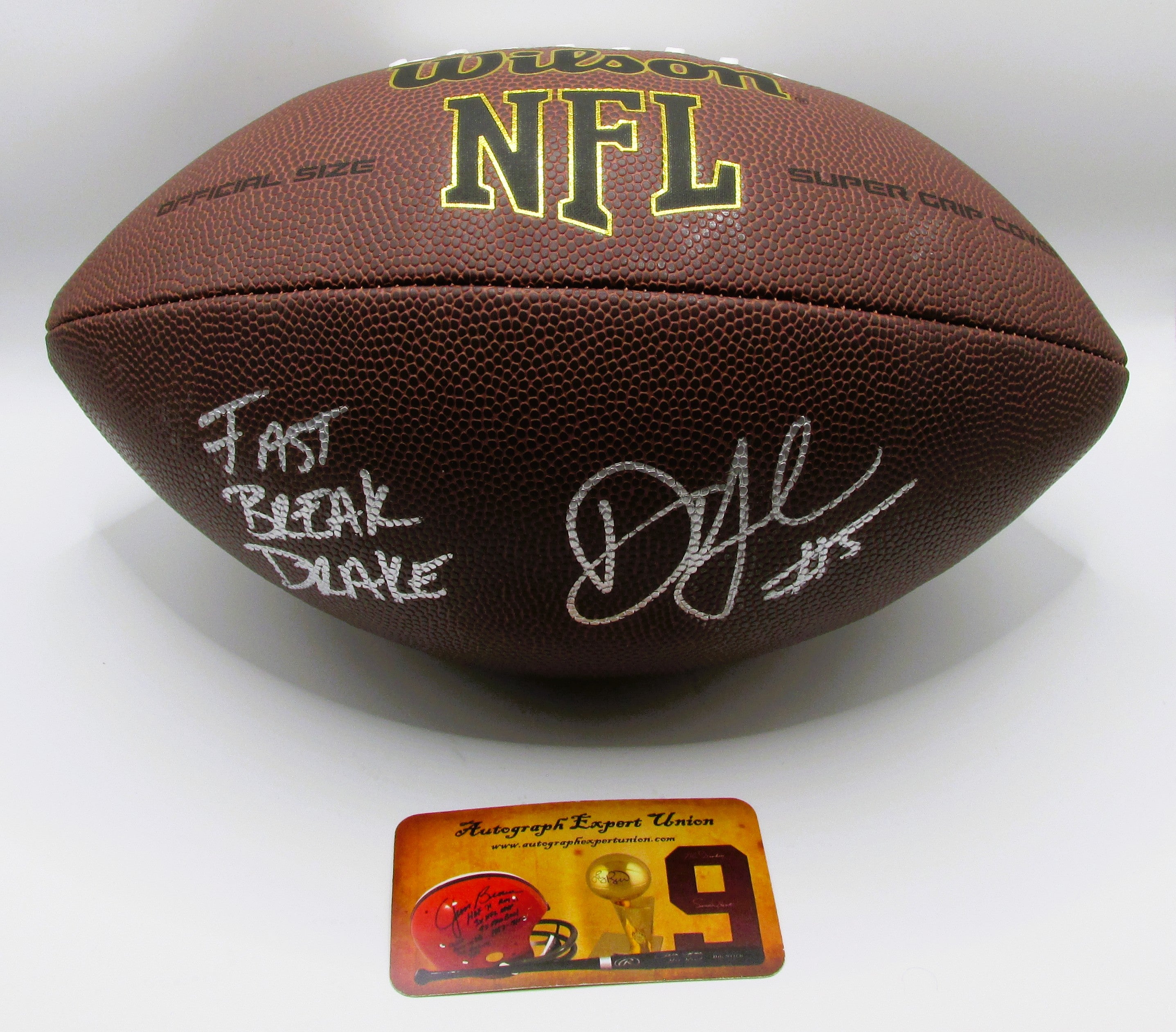 Drake London Signed Football With COA (120327) (Falcons)