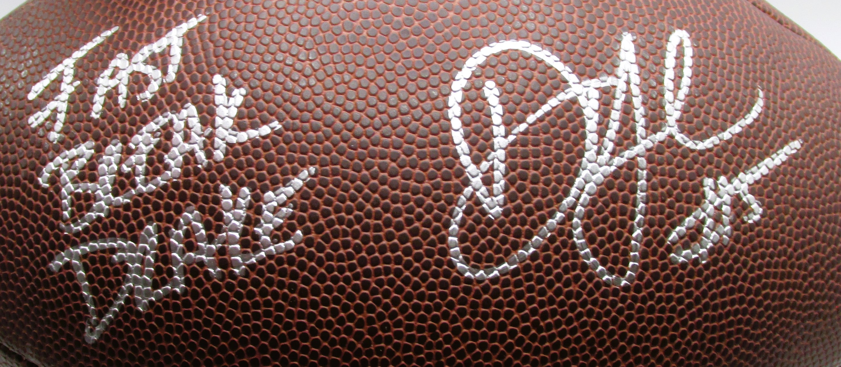 Drake London Signed Football With COA (120327) (Falcons)