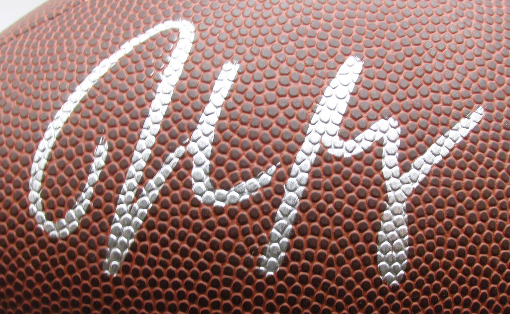 Drake Maye AND Stefon Diggs Signed Football With COA (3200775) (Patriots)