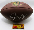 Drake Maye Signed Football With COA (120321) (Patriots)