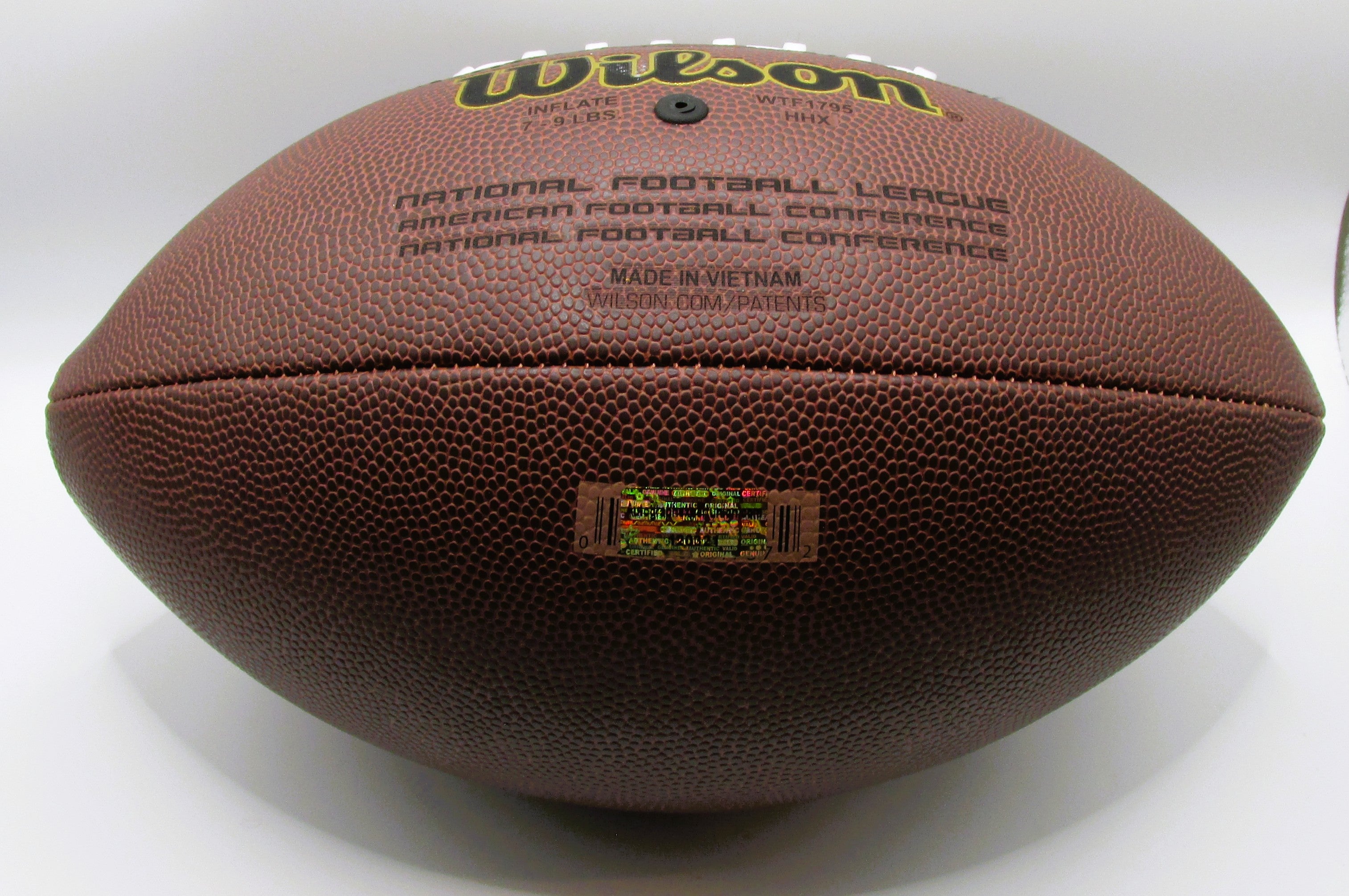Drake Maye Signed Football With COA (120321) (Patriots)