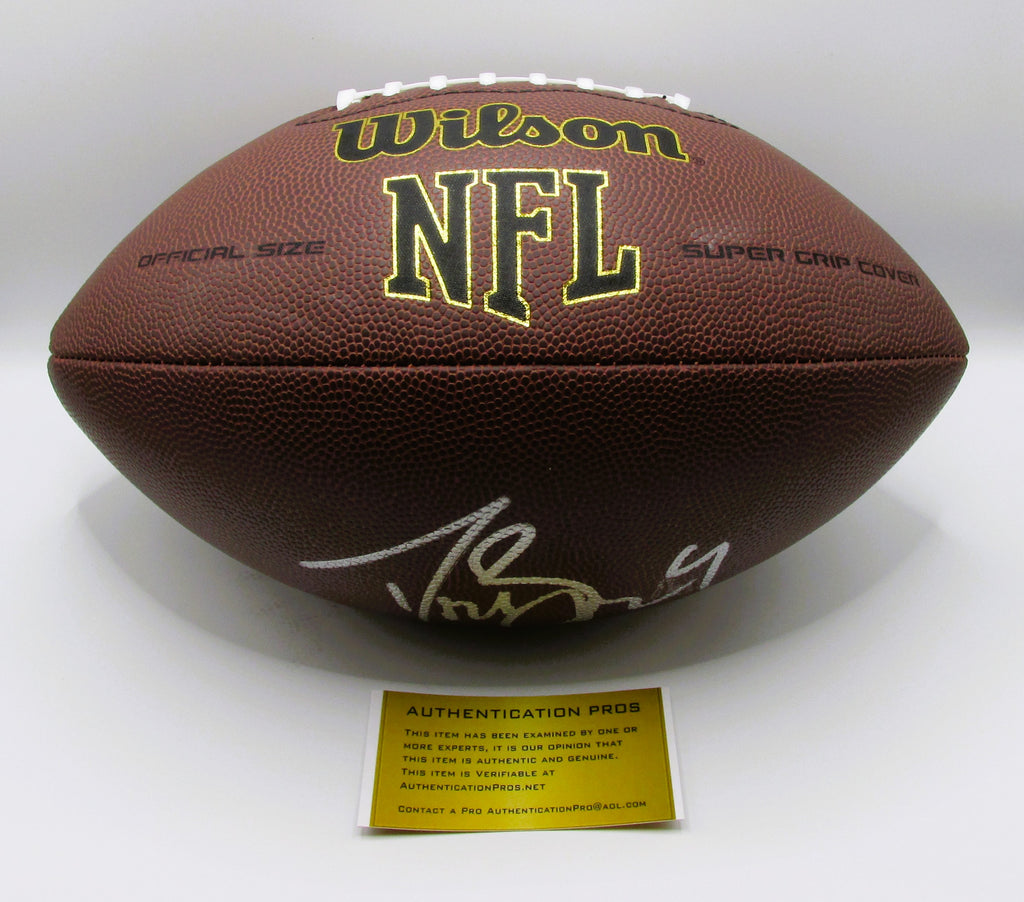 Drew Brees Signed Football With COA (986829) (Saints)