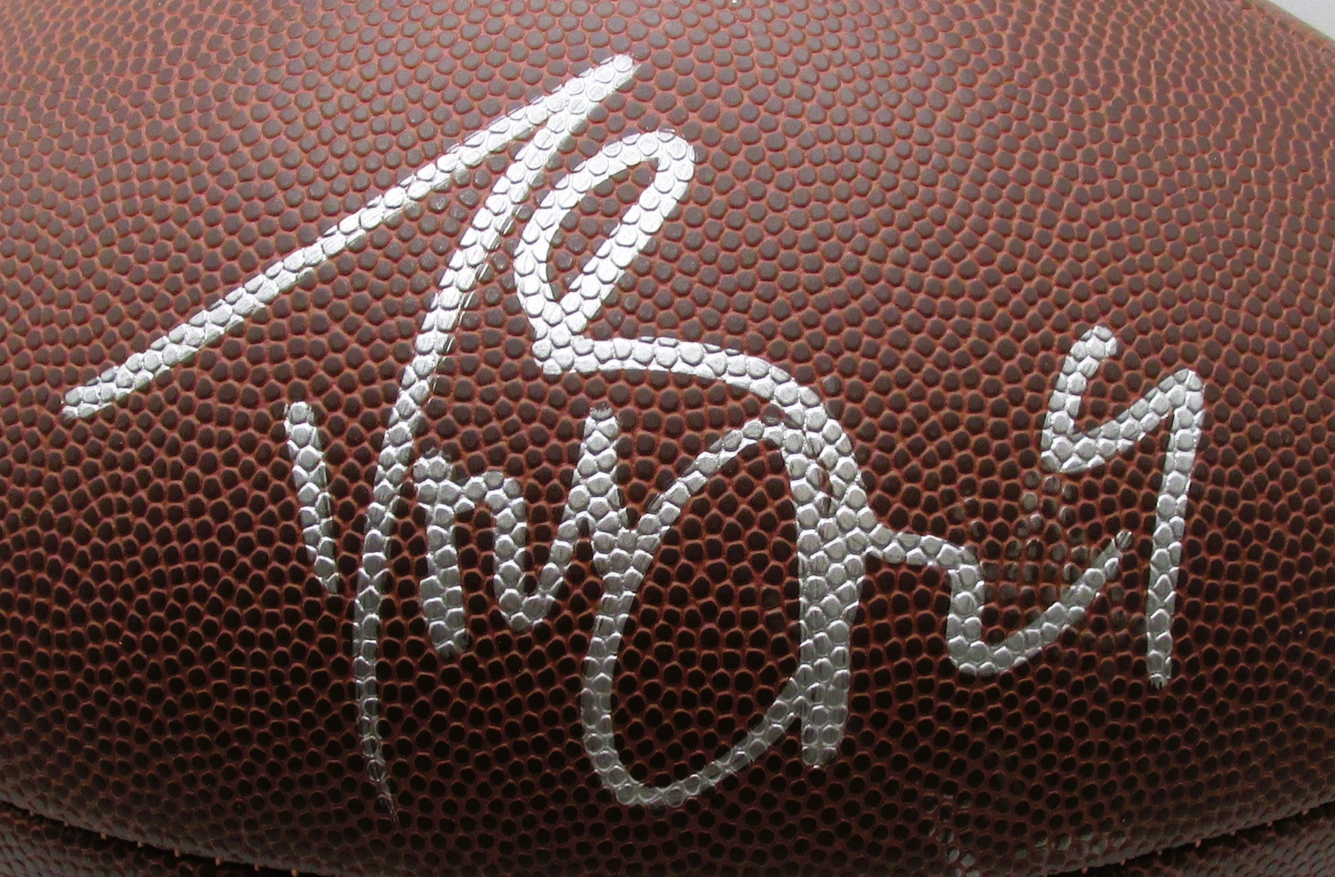 Drew Brees Signed Football With COA (986829) (Saints)