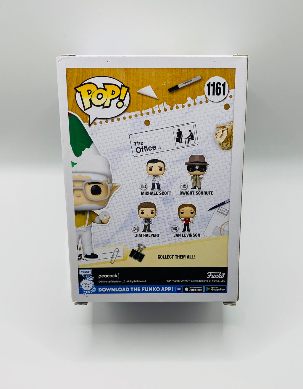 Dwight Schrute (Rainn Wilson) Signed Funko In Case With COA (151908) The Office