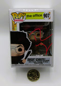Dwight Schrute (Rainn Wilson) Signed Funko In Case With COA (495742) (The Office)