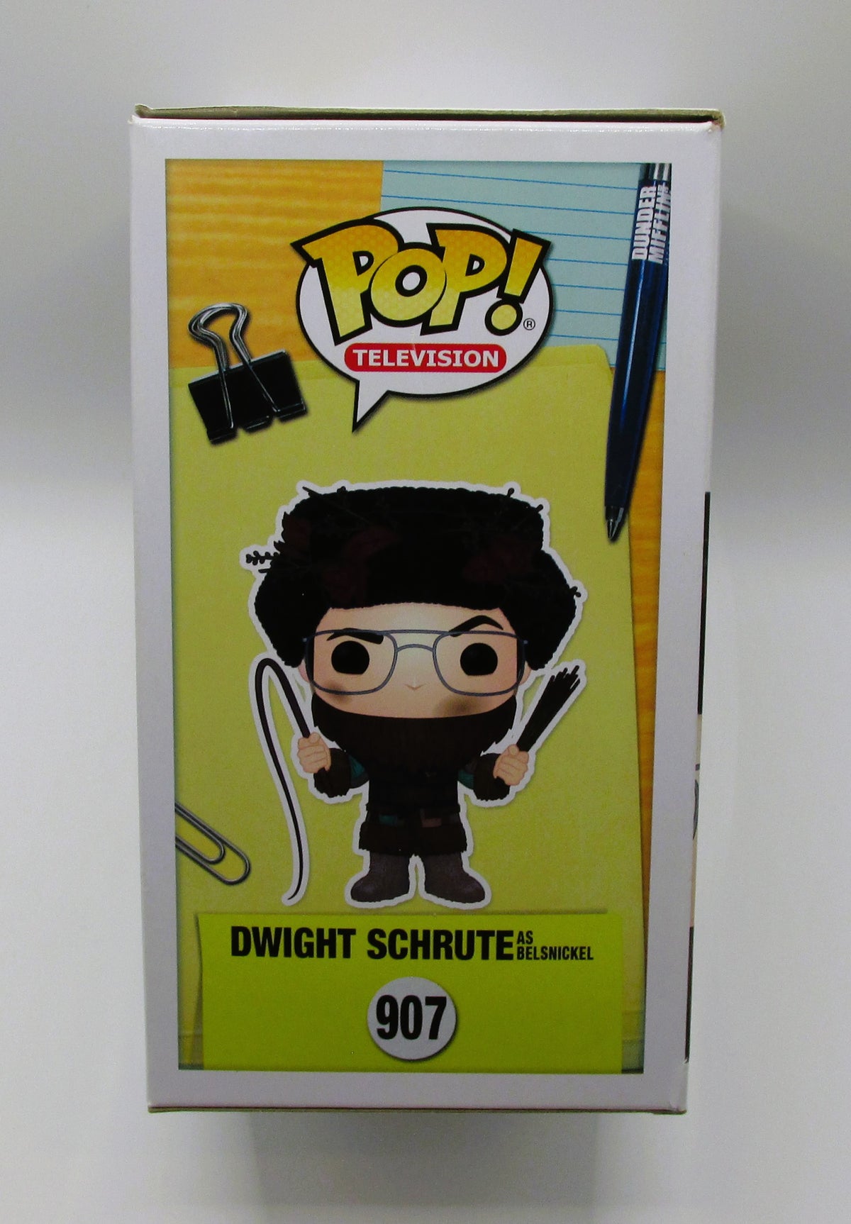 Dwight Schrute (Rainn Wilson) Signed Funko In Case With COA (495742) (The Office)