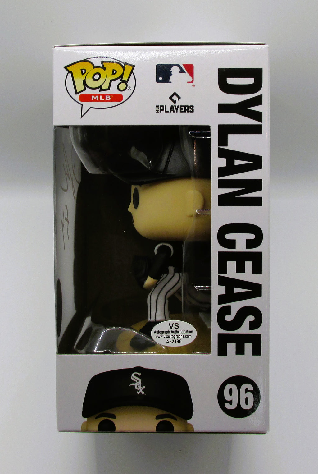 Dylan Cease Signed Funko In Case With COA (A52196) (White Sox)