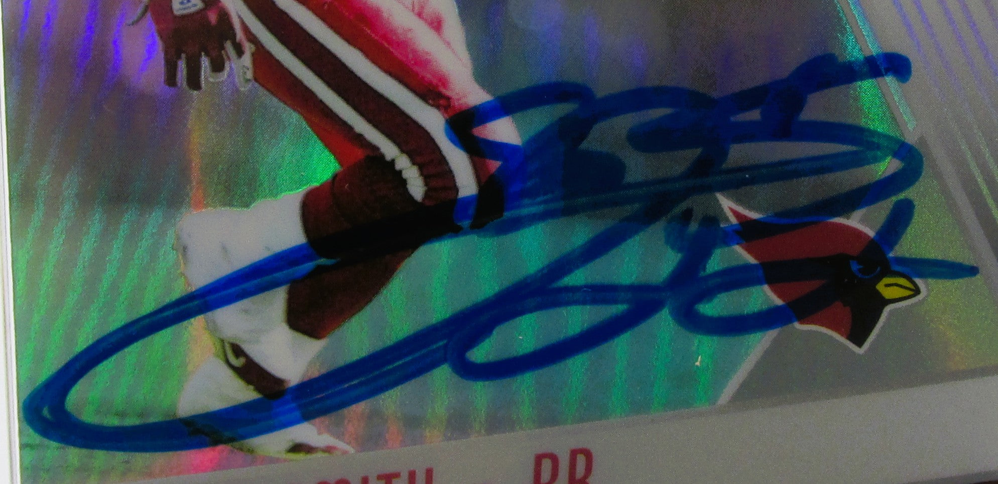 Emmitt Smith Signed Card With COA (PC484958) (Cardinals)