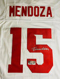 Fernando Mendoza Signed Jersey With COA (988041) (Hoosiers, Raiders)