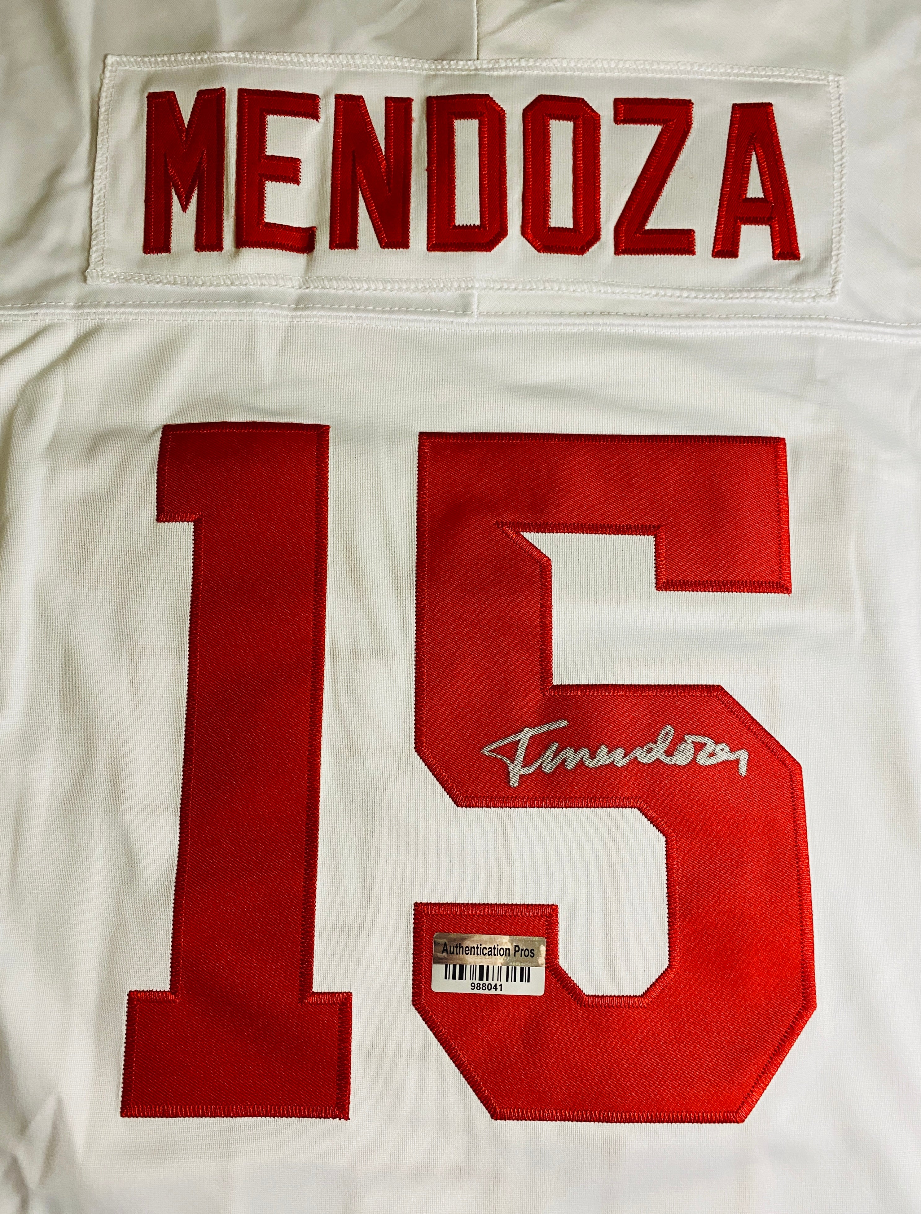 Fernando Mendoza Signed Jersey With COA (988041) (Hoosiers, Raiders)