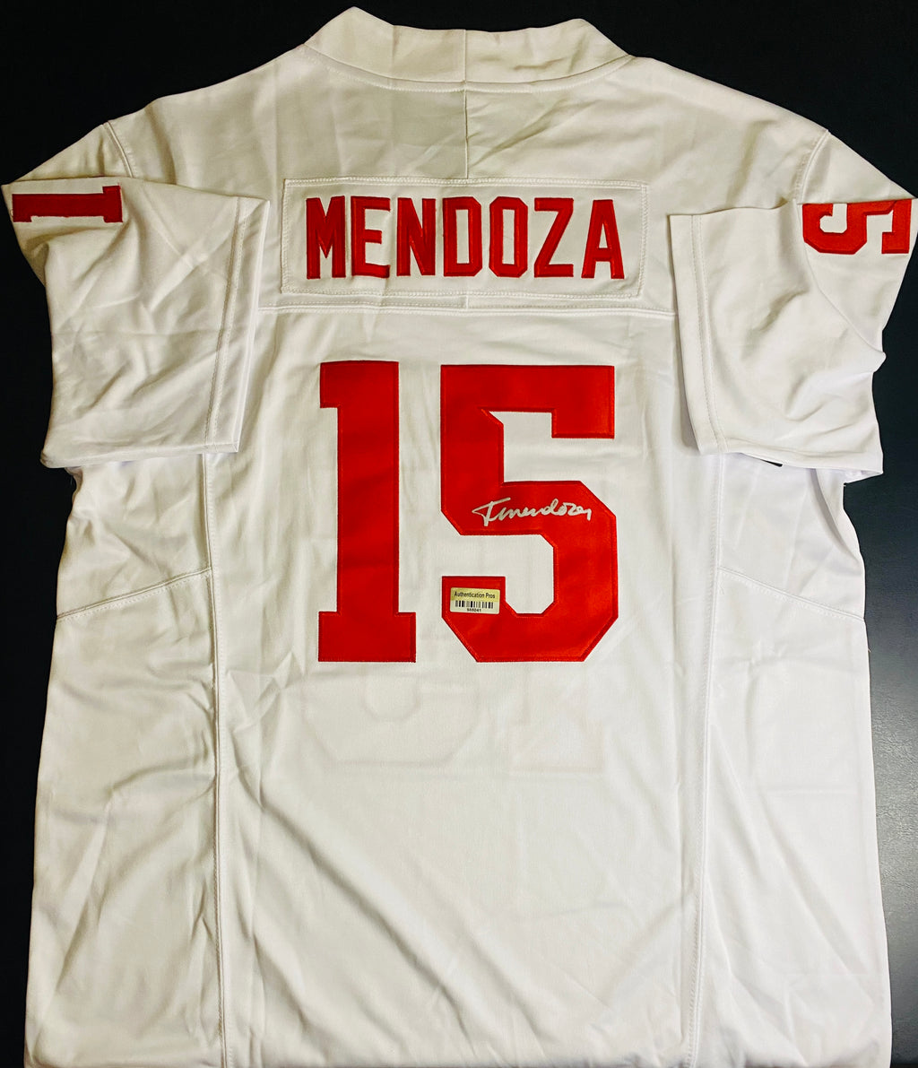 Fernando Mendoza Signed Jersey With COA (988041) (Hoosiers, Raiders)