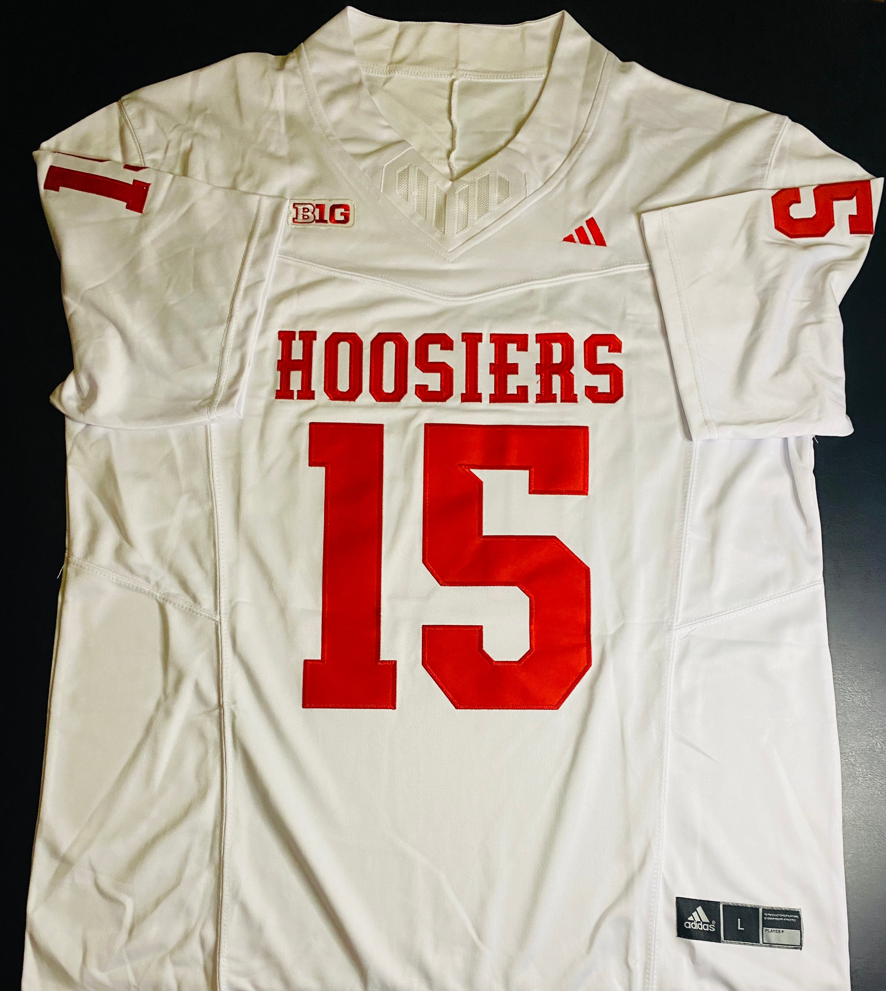 Fernando Mendoza Signed Jersey With COA (988041) (Hoosiers, Raiders)