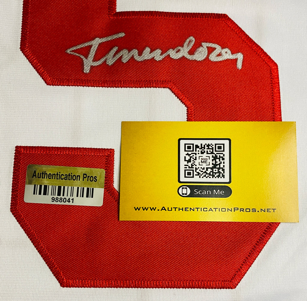 Fernando Mendoza Signed Jersey With COA (988041) (Hoosiers, Raiders)