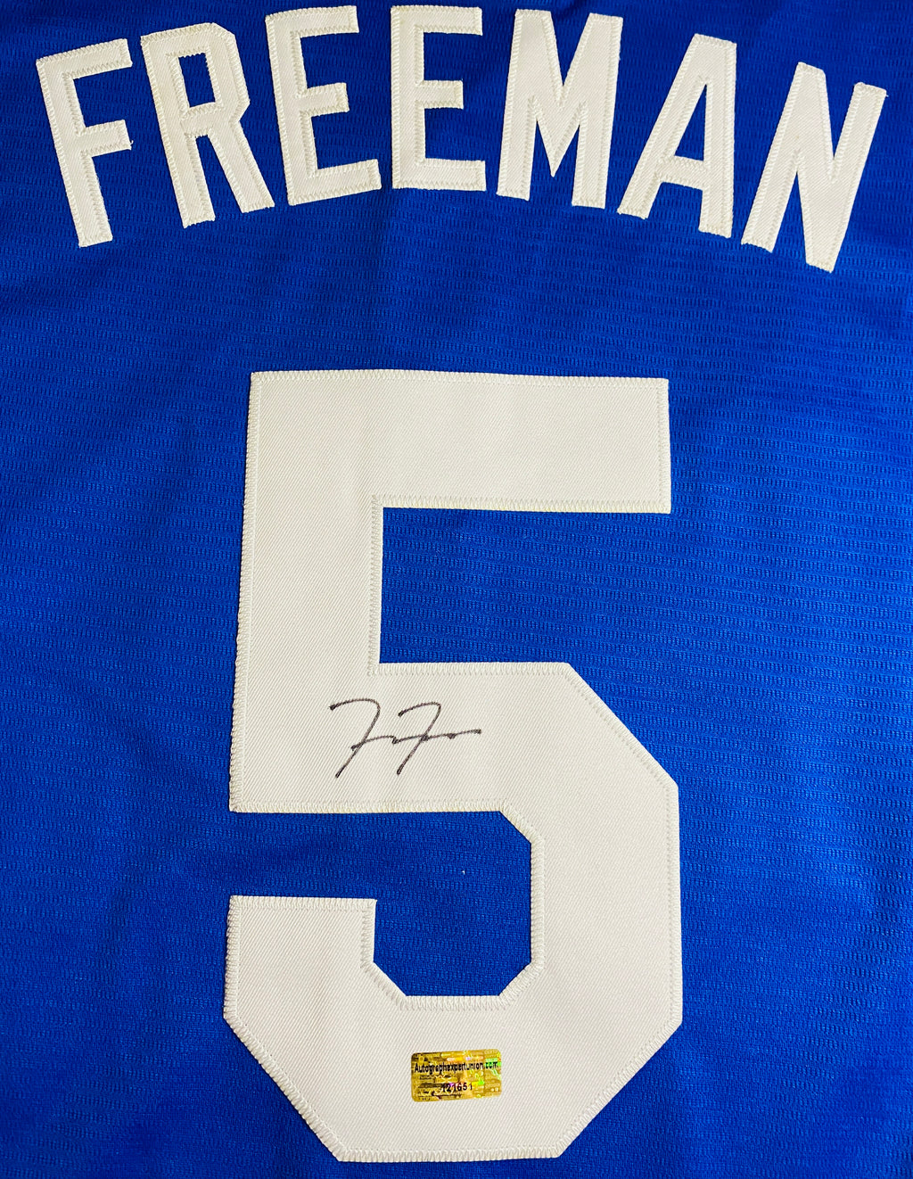 Freddie Freeman Signed Jersey With COA (121651) (Dodgers)