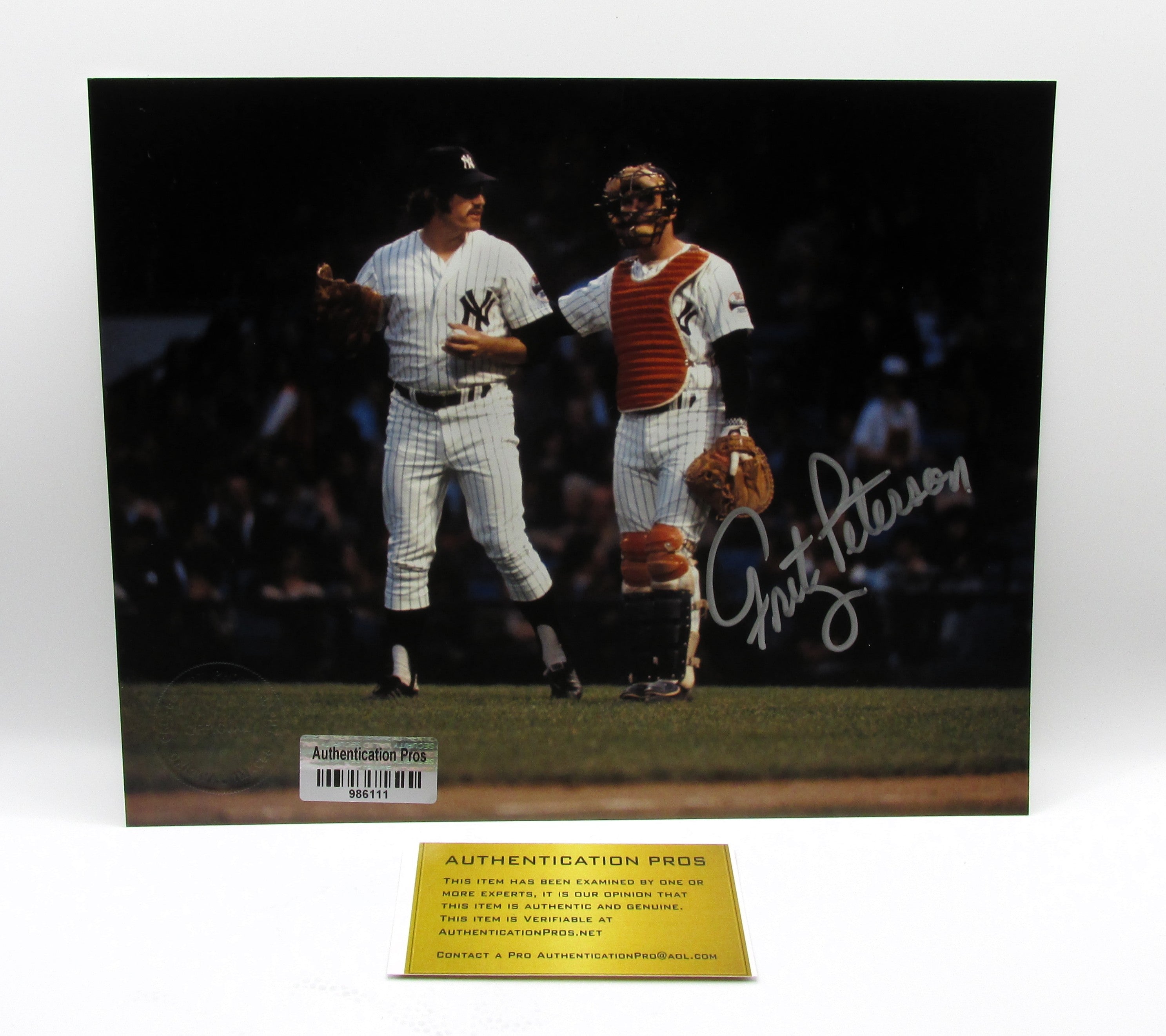 Gary Peters Signed 8x10 Photo With COA (986111) (Yankees)