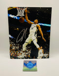 Giannis Antetokounmpo Signed 8x10 Photo With COA (3100769) (Bucks)