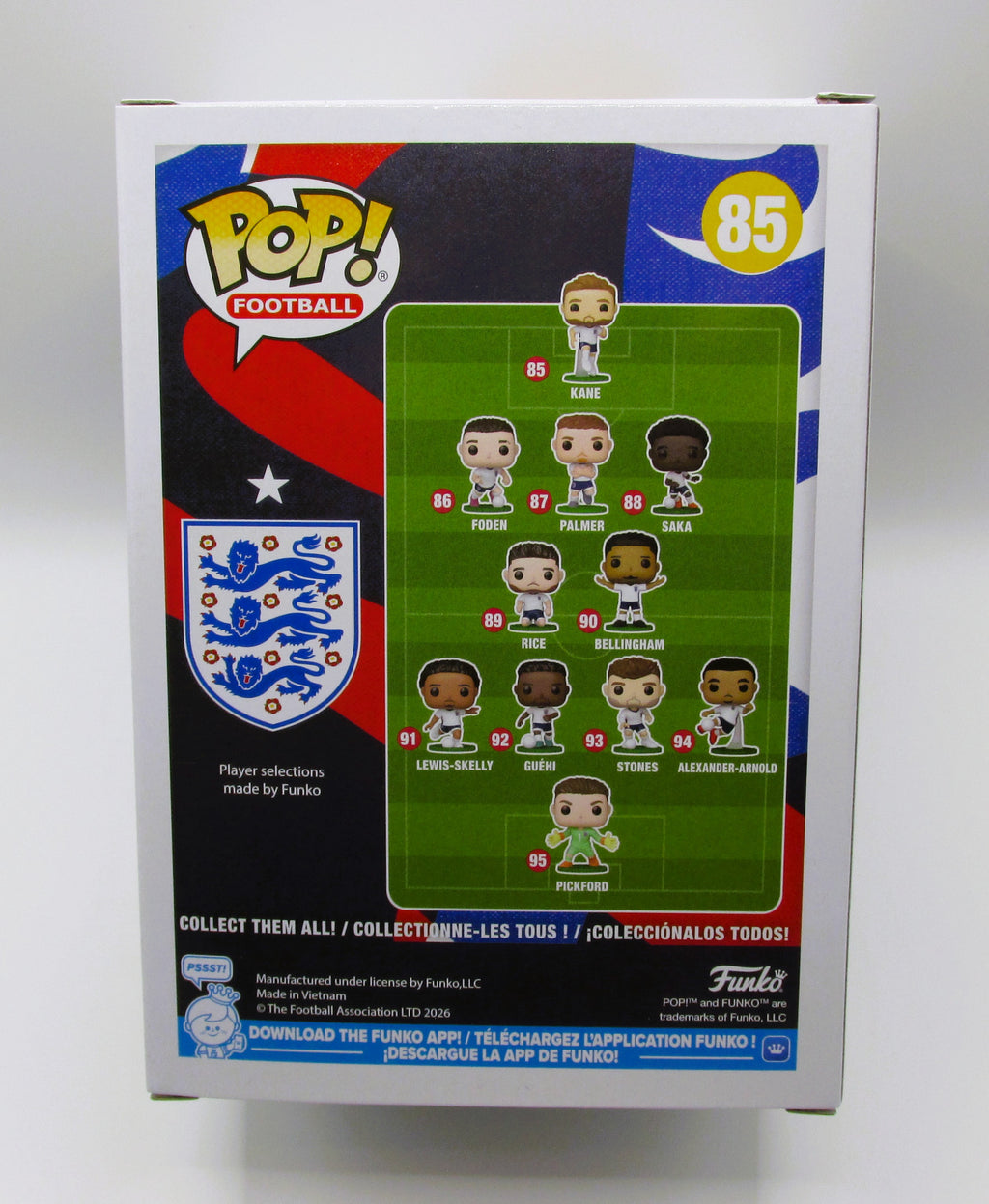 Harry Kane Signed Funko In Case With COA (A53934) (England)