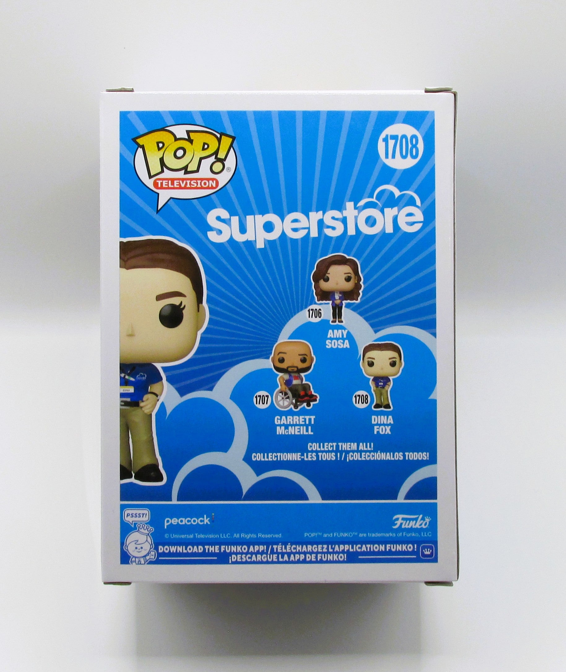 Dina Fox (Lauren Ash) Signed Funko In Case With COA (151770) (Superstore)