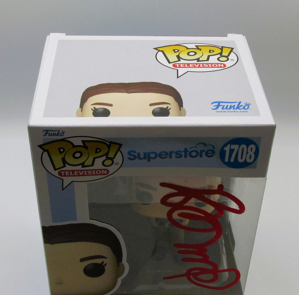 Dina Fox (Lauren Ash) Signed Funko In Case With COA (151770) (Superstore)