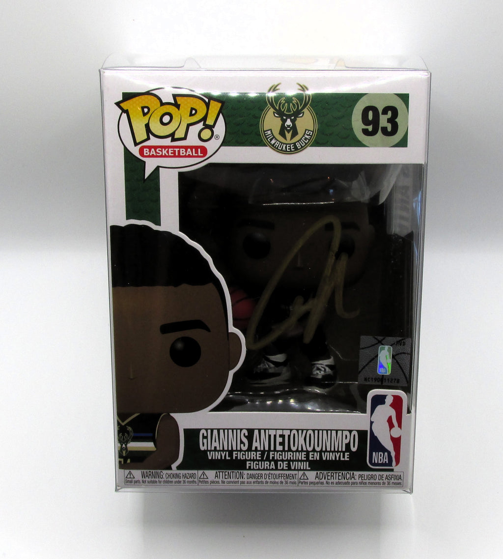 Giannis Antetokounmpo Signed Funko With COA (A43934) (Bucks)