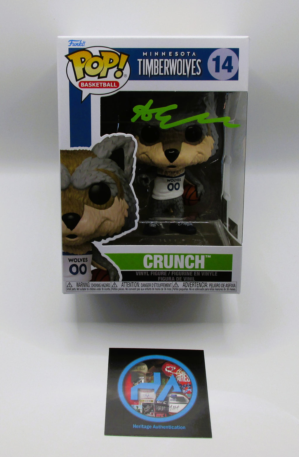 Anthony Edwards Signed Funko With COA (152051) (Timberwolves)