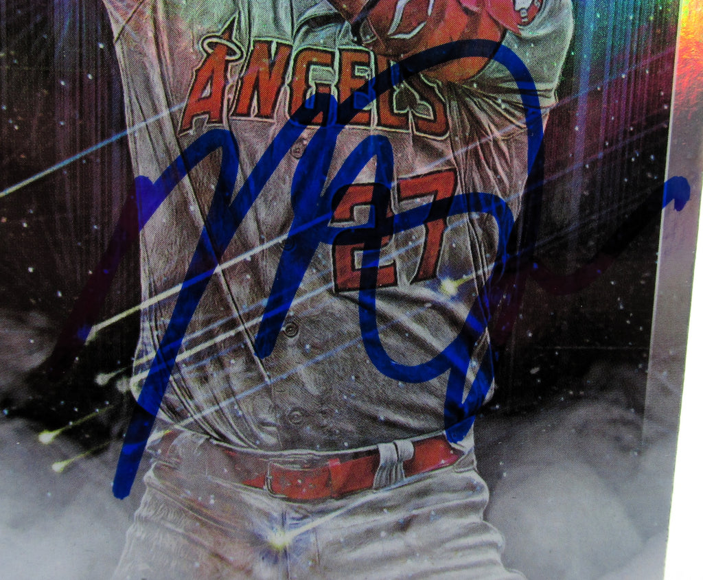 Mike Trout Signed Card With COA (PC482560) (Angels)