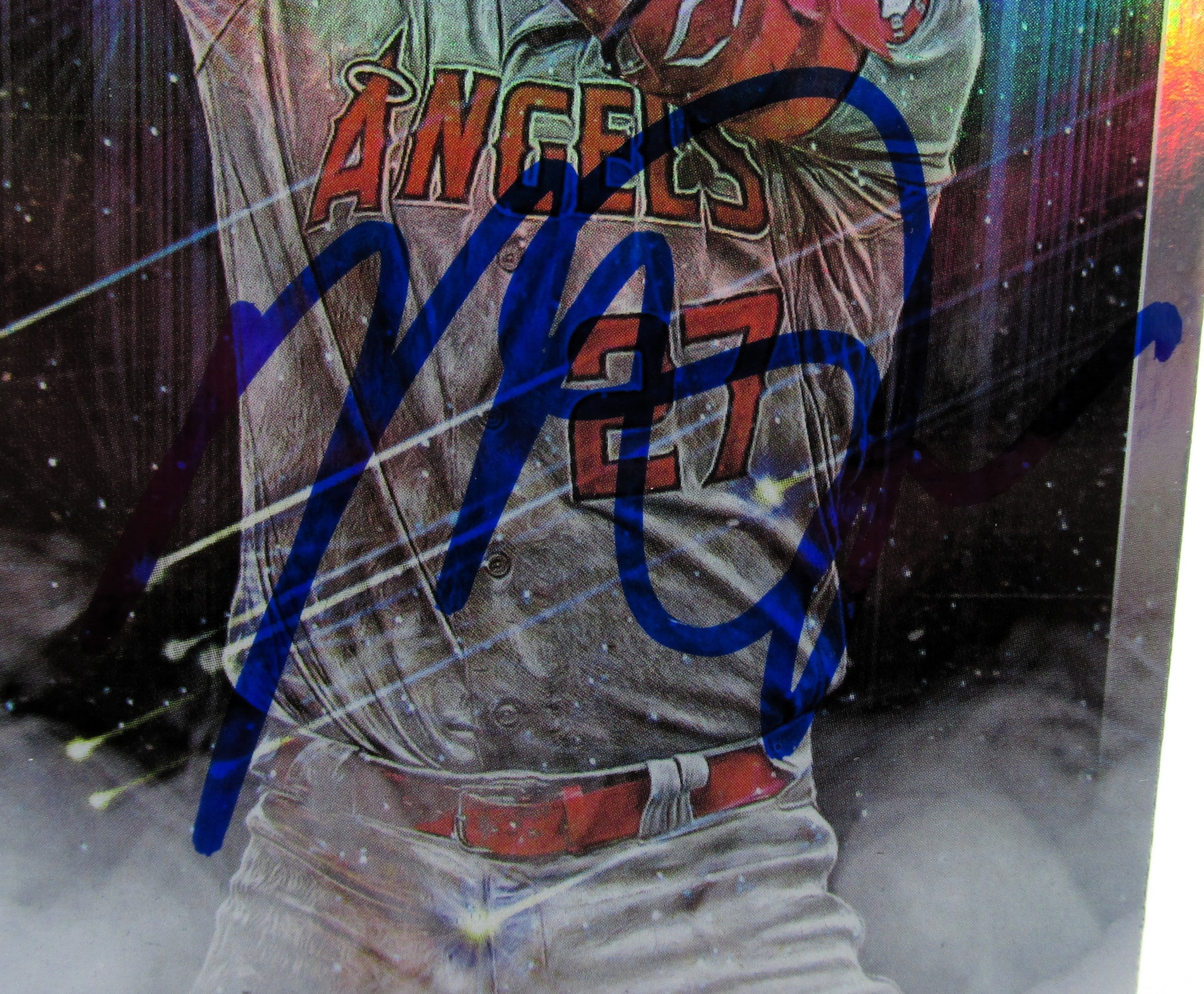 Mike Trout Signed Card With COA (PC482560) (Angels)